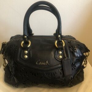 Coach Ashley, Color Black with gold accessories